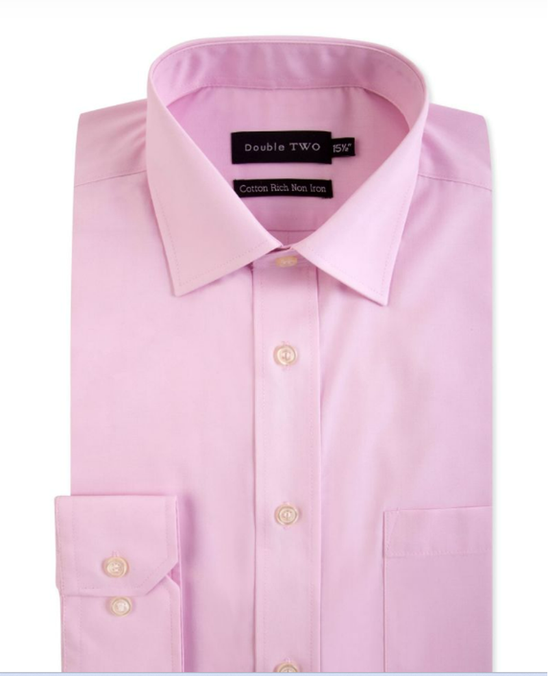 D2 King Size Long Sleeve Shirt Pink SLX4500N-2